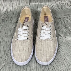 Townsfort Casual Beige Canvas Sneakers